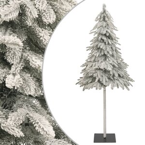 vidaXL Sapin de Noël artificiel avec neige floquée 150 cm