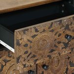 vidaXL Armoire de lit Marron 50 x 33 x 60 cm Bois de mangue massif