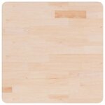 vidaXL Dessus de table carré 60x60x4 cm Bois chêne massif non traité