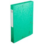Boite De Classement Cartobox Dos 40mm Carte Lustrée - A4 - Vert - X 10 - Exacompta