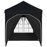 vidaXL Tente de fête pop-up 192 x 192 x 245 cm Anthracite