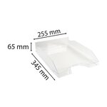 Corbeille à courrier Ecotray Office - Cristal EXACOMPTA