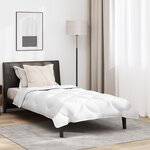 vidaXL Duvet 2-en-1 avec oreiller 2 Pièces Blanc 135 x 220 cm Microfibre