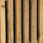 vidaXL Buffet haut 40x34x110 cm bois massif de manguier brut