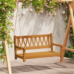 vidaXL Banc balançoire de jardin 2 -Seater 110 x 56 x 58 cm Naturel