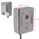 vidaXL Moteur de broche à rôtir 4W Acier inoxydable
