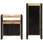 vidaXL Ensemble de mobilier de salle de bain avec étagère 2 Pièces