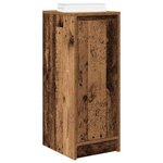 vidaXL Armoire à chaussures vieux bois 29 5x34x76 cm bois ingénierie