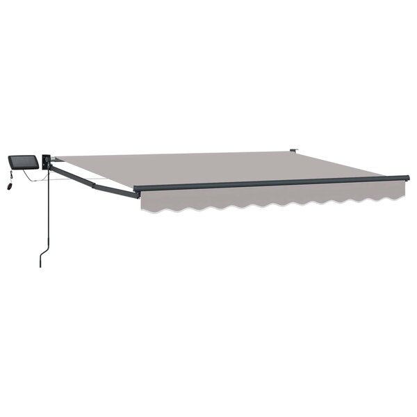 vidaXL Store rétractable manuel avec LEDs 3 x 2 5 m