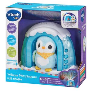 Veilleuse p'tit pingouin nuit etoilee