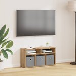 vidaXL Basboard 72 x 22 5 x 38 cm Chêne artisanal