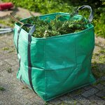 Nature Sac à déchets de jardin carré Vert 325 L 6072401