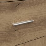 vidaXL Cabinet de rangement en chêne Chêne fait main Bois d'ingénierie