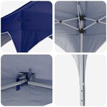 vidaXL Tente de fête pop-up 290 x 290 x 245 cm Bleu