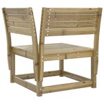 vidaXL Salon de jardin 8 Pièces bois de pin imprégné