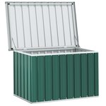 vidaXL Coffre de rangement de jardin Vert 109x67x65 cm