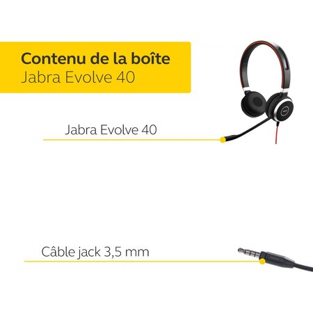 Micro-Casque Sans Fil Bluetooth Evolve 65 UC Mono JABRA