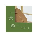 Pack and Move - Lot de 48 protections d'angles amovibles - 2 5 → 12 x 12 cm - Pour cadre  TV  tableau