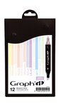 Set 12 Marqueurs à alcool Graph'it Soft colors