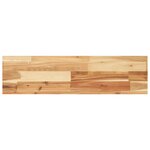 vidaXL Étagères flottantes 2 Pièces 80x20x4 cm acacia massif à l'huile