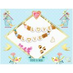 Djeco DJ00012 - Bijoux duo bracelets Lettres You & Me