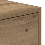 vidaXL Meuble TV chêne artisanal 100 x 31 x 25.5 cm Bois d'ingénierie
