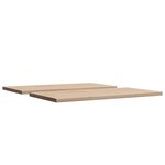 vidaXL Dessus de table 2 Pièces 90x45x2 5cm rectangulaire bois pin massif