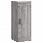 vidaXL Buffet haut Sonoma gris 34 5x34x180 cm Bois d'ingénierie