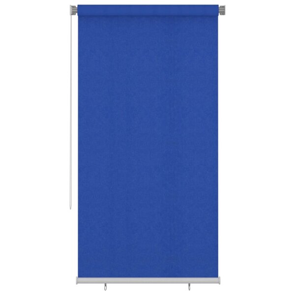 vidaXL Store roulant d'extérieur 120x230 cm Bleu PEHD