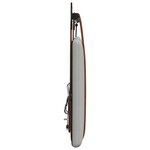 vidaXL Tête de lit suspendue Avec lumière LED Gris nuage PU antique