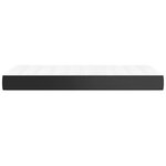 vidaXL Matelas de lit à ressorts ensachés Noir 90x200x20 cm Similicuir