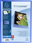 Protège-documents Polypropylène semi rigide Kreacover® Chromaline 40 vues A4 Bleu EXACOMPTA