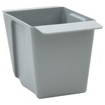 vidaXL Caisses à fleurs pour palettes Euro 24 pc Gris clair