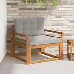 vidaXL Sofa de milieu extérieur Naturel