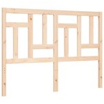vidaXL Cadre de lit avec tête de lit 140x200 cm bois massif