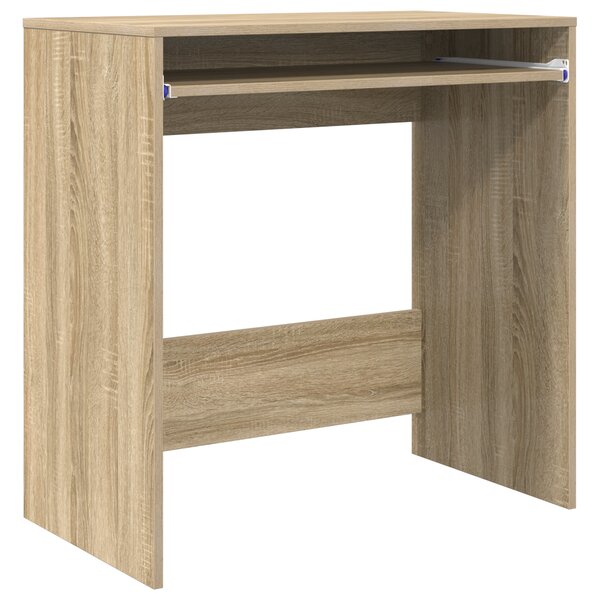vidaXL Bureau d'ordinateur Chêne Sonoma Bois d'ingénierie Compact