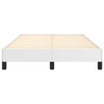vidaXL Cadre de lit sans matelas blanc 120x190 cm similicuir