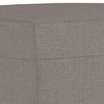 vidaXL Ensemble de canapés 3 Pièces taupe tissu