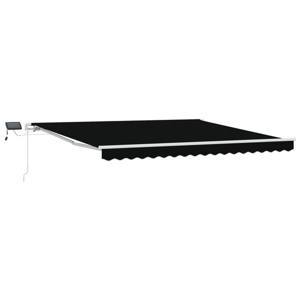 vidaXL Auvent with Noir 400 × 350 cm Noir