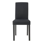 Lot de 2 chaises de salle à manger 89 x 43 x 54 cm salon design moderne cuisine noir 03_0009619