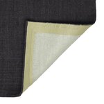 vidaXL Tapis Sisal naturel 80x300 cm Noir