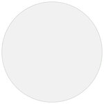 vidaXL Protecteur de table mat Ø 110 cm 1 6 mm PVC