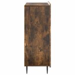 vidaXL Armoire à tiroirs Chêne fumé 66 x 34 5 x 92 cm
