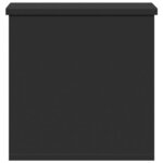 vidaXL Boîte de rangement noir 30x35x35 cm bois d'ingénierie