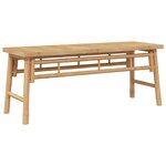 vidaXL Banc Marron 110 x 38 x 45 cm Bambou