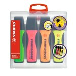 STABILO Pochette chevalet de 4 Surligneurs Encre Boss Executive