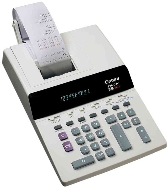 Calculatrice imprimante P-29 D IV, écran à 10 chiffres CANON
