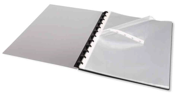 pochette perforée vario-zipp manageMe!  A4  grainée Lot de 10 ELBA