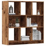 vidaXL Bibliothèque vieux bois 97 5x29 5x100 cm bois d'ingénierie