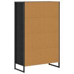 vidaXL Bibliothèque Chêne noir 68 x 30 x 108.5 cm Bois d'ingénierie